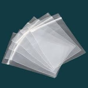 Clear Grip Seal Bags.  Resealable and two different sizes available. 100 per pack