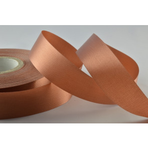 Y703 - 32mm Brown Acetate satin ribbon  x 50 metres