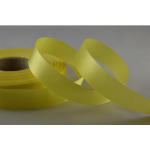 Y693 - 19mm Lemon Acetate satin ribbon  x 50 metres