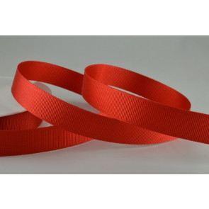 Y875- 16mm Red Grosgrain Ribbon (20 Metres)