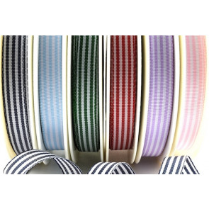 54231 - 5mm & 10mm Pencil Stripe Ribbon (25 Metres)