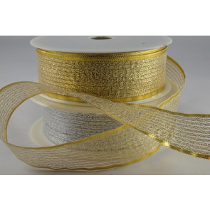 50019 - 15mm, 25mm, 40mm Lurex Ribbon (25 Metres)