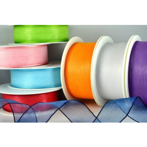 44040 - 25mm & 40mm Wired Sheer with Strong Coloured Edge (25 Metres)