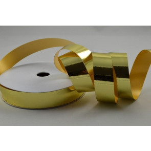 77014 - 15mm Metallic Gold Polypropylene Ribbon x 10 Metre Rolls!!