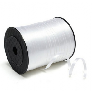 77018 -  5mm White Coloured Polypropylene Curling Ribbon x 500 Metre Rolls!!