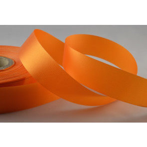 Y292 - 11mm satin ribbon x 100mts  Col Bright Orange