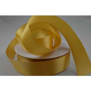 Y478- 10mm  Gold coloured double face satin ribbon x 25 metres!