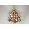 88029 - Wooden Christmas Tree Decoration (1 Piece)