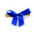 Y448 - 10mm Satin Coloured Mini Bows (10 Pieces per Pack)-75 Blue-1 Pack (10 Pieces)