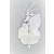 22018 - White Pearl Floral Pick. Measures - 11cm Height x 8cm Width.