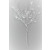 22019 - White Pearl Pick. Measures - 14cm Height x 10cm Width.