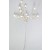 22021 - White V Crowned Pearl Pick. Measures - 13cm Height x 7cm Width