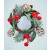 22028 - Holly Leaf, Berries & Pine Cone Wreath.  Measures 11cm in diameter.