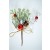 22029 - Twine, Berries & Pine Cones Pick.  Measures - 16cm Height x 10cm Width.
