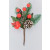 22035 - Christmas Floral & Pine Cones Picks. Measures - 12cm Height x 9cm Width.