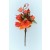 22047 - Floral Pumpkin Halloween Pick. Measures - 22cm Height x 14cm Width.