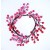 22056 - Bright Red Berry wreath with a subtle frosting of snow.  Measures  260mm diameter