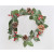 22059 - Festive Christmas Wreath with bright red berries, snow dusted leaves and pine cones.   Measures  300mm diameter