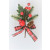 22060 - Berry and Cone festive floral pick with tartan bow.  Measures  Height 130mm  ,   Width  95mm 
