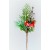 22066 - Winter frosted Pine needles embellished with a pine cone and berries - the perfect festive floral pick.  Measures  Height 300mm ,   Width  140mm 