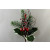 22068 - Winter frosted holly , pine needles and berries -  festive floral pick.  Measures  Height 275mm ,   Width  140mm 
