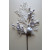 22069 - Frosted Winter branch and berries for a chilly wintery scene with a hint of sparkle. Height 460mm  ,   Width  220mm 