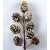 22070 - Winter frosted pine cones floral pick. Measures  Height 240mm  ,   Width  80mm  