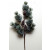 22071 - Winter branches with frosted leaves and cones.  Height 380mm  ,   Width  160mm 