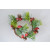 22079 -  Wintery wreath with a display of snowy pine needles, cones and large frosted berries. Floral decoration.  Size   Approx 23cm diameter