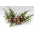 22092 -  A wintery collection of branches , snow covered pine cones and golden baubles.  Height 140mm  ,   Width  220mm   (Approx)