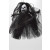 22103 - Small Halloween Witch hanging decoration with a long straggly hair and a black sheer shawl.  Height 13cms , Width  14cms  (Approx) 
