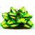 31162 - Gift Packs of 2 x Golden Striped Self Adhesive Bows