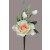 33004 - Soft White and Rose floral arrangement with beautiful embellishments.  Height  16cms ,  Width  8cms  (approx) 
