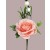 33005 - Soft Rose Pink floral arrangement with beautiful embellishments.  Height  17cms ,  Width  9cms  (approx)