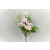 33007 - Spring floral arrangement.  Delicate pink petals surround a bright Yellow centre.  Height  21cms ,  Width  9cms  (approx )