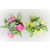 33017 - Vibrant floral Spring and Summer decorative arrangements.  Perfect as a hanging decoration or the centre piece of a candle. Two Sizes Available.