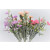 33022 - Pastel Coloured delicate floral petals with foliage.  Height  45cms ,  Width 15cms  (approx) 