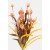 33023 - Golden floral display with soft textures of leaves and grasses.  Height  57cms ,  Width 24cms  (approx) 