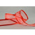 54420 - 10mm, 15mm, 25mm, 40mm & 70mm Satin Sheer Ribbon x 25 Metre Rolls - 35 Red
