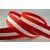 Y886 - 15mm Striped Flag Ribbon (25 Metres)  Col 428  15mm