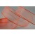 44040 - 25mm Wired Sheer with Strong Coloured Edge (25 Metres)-25mm-26 Orange