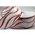 Y861 - 25mm Wired Lurex Wavey Ribbon x 10 Metre Rolls!-25mm-Red