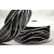 Y525 - 38mm Black Wired Lurex Wavey Ribbon x 10 Metre Rolls