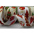 46056 - 38mm & 63mm Wired edge Christmas design ribbon with Gold sparkly baubles  x 10mts