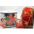 46057 - 38mm & 63mm Wired Lurex edge Sheer ribbon with a Sparkly Starry design for Christmas x 10mts