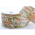 Y856 - 63mm Wide woven wired edge Natural festive Merry Christmas ribbon x 10mts