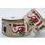 46086 - 63mm Wide woven wired edge Natural Jolly Father Christmas colourful design ribbon x 10mts