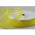 55123 - 16mm Sheer ribbon with white saddle stitch x 20mts. 1301 Yellow and White