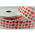 55135 - 22mm White grosgrain ribbon printed with a Red Love Hearts Valentines design x 10mts. 