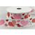 55137 - 22mm White grosgrain ribbon printed with a Love Hearts and Cupid Arrow design x 10mts.